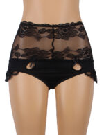 High Waist Strappy Floral Lace Panty by My Secret Drawer® mysecretdrawer.at 36