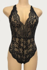 Scalloped Lace Decolletage Bodysuit by My Secret Drawer® mysecretdrawer.at 85