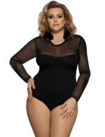 Black Sheer Long Sleeve Teddy by My Secret Drawer® mysecretdrawer.at 25