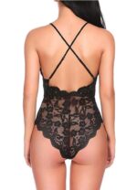 Scalloped Lace Decolletage Bodysuit by My Secret Drawer® mysecretdrawer.at 79
