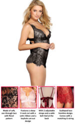 Eyelash Lace Babydoll Chemise by My Secret Drawer® mysecretdrawer.at 46