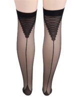 Sexy Sheer Lace Hold-Up Stockings by My Secret Drawer® mysecretdrawer.at 14