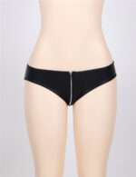 Leatherette Zipper Knicker by My Secret Drawer® mysecretdrawer.at 36