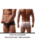 Men’s Hot Mesh Briefs – 2pack by My Secret Drawer® mysecretdrawer.at 33