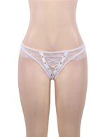 White Ribbon Eyelash Lace Panty by My Secret Drawer® mysecretdrawer.at 31