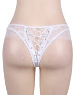 White Ribbon Eyelash Lace Panty by My Secret Drawer® mysecretdrawer.at 35