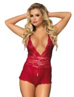 Crotchless Lace and Mesh Teddy by My Secret Drawer® mysecretdrawer.at 29