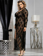 Floral Lace Full-Length Sheer Robe by My Secret Drawer® mysecretdrawer.at 30