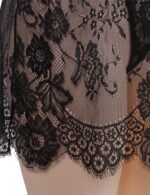 Sensual Floral Eyelash Lace Chemise by My Secret Drawer® mysecretdrawer.at 27