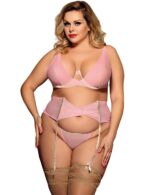 Chiffon and Satin Three Piece Bra Set by My Secret Drawer® mysecretdrawer.at 29