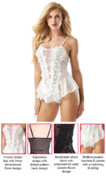 Flower Lace Babydoll by My Secret Drawer® mysecretdrawer.at 41