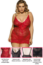 Elegant Flower Lace Sexy Camisole Babydoll by My Secret Drawer® mysecretdrawer.at 52