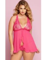 Sheer Mesh Halter Lingerie Set by My Secret Drawer® mysecretdrawer.at 49