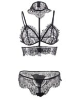 Seductive Strappy Choker Lace Bra Set by My Secret Drawer® mysecretdrawer.at 31