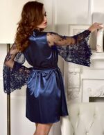 Satin and Lace Wrap-Around Kimono Robe by My Secret Drawer® mysecretdrawer.at 87