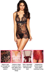 Eyelash Lace Babydoll Chemise by My Secret Drawer® mysecretdrawer.at 64