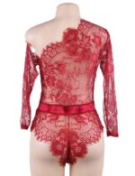 Lace Off-the-Shoulder Long Sleeve Teddy by My Secret Drawer® mysecretdrawer.at 44