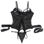 Confession Lace and Leatherette Underwire Teddy by My Secret Drawer® mysecretdrawer.at 38