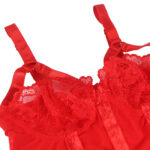 Sheer Voile and Lace Bra Teddy With Thigh Garter Bands mysecretdrawer.at 53