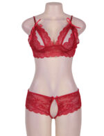 Lace Booty Short and Bra Set with Seductive Feminine Cut by My Secret Drawer® mysecretdrawer.at 31