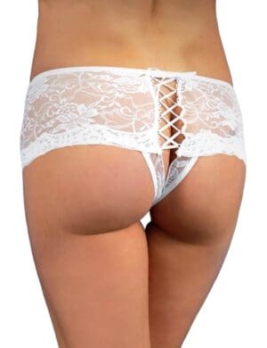 Sweet Delight Open Crotch Floral Lace Panty by My Secret Drawer® mysecretdrawer.at